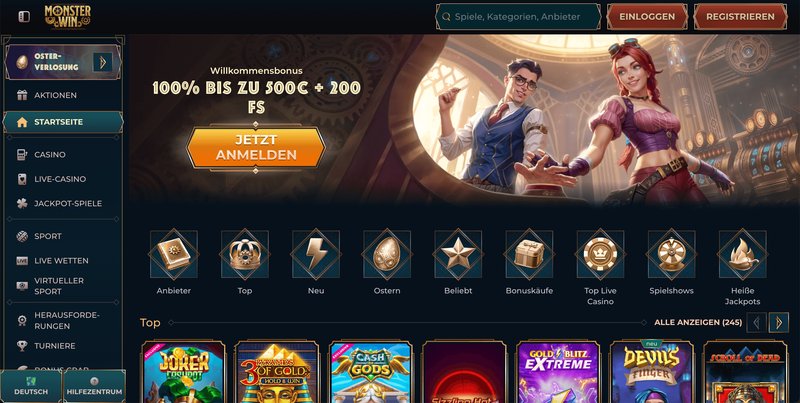 Germany - monsterwin casino